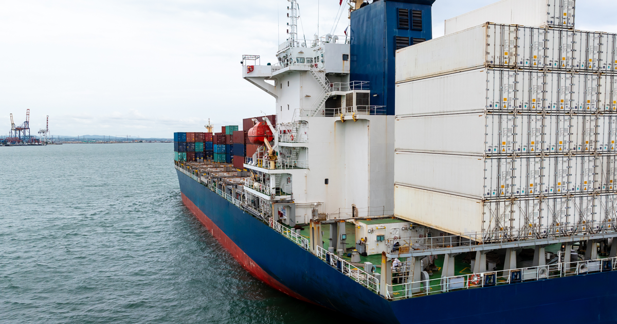 Handelsroute; import en export wereldwijd over zee